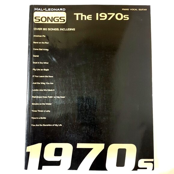 Essential Songs 1970s Guitar Classics Hal Leonard 12 x 9 Songbook - Picture 1 of 7
